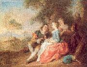 Pater, Jean-Baptiste Flute Recital painting